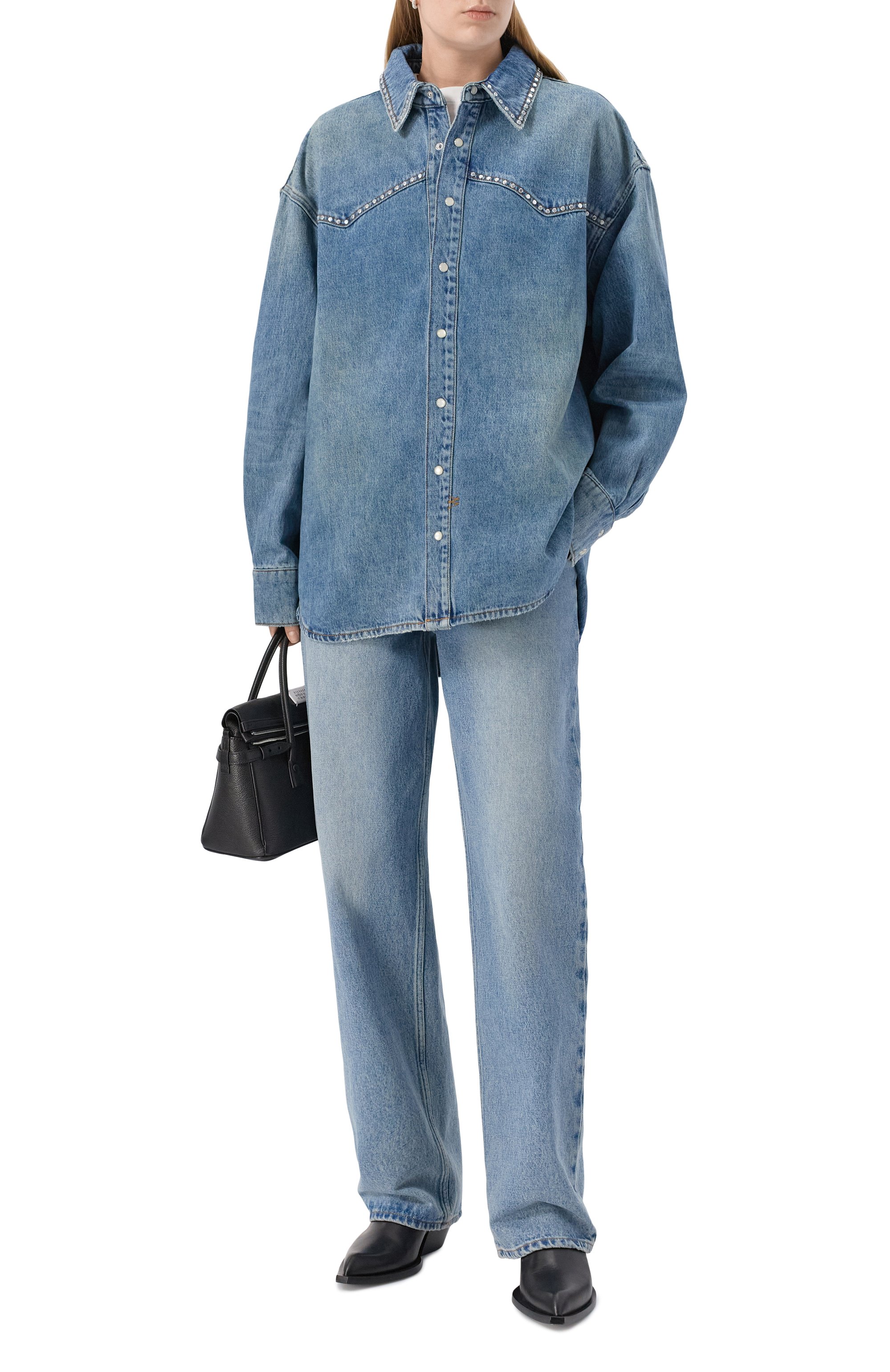 Джинсовая рубашка KSUBI, арт. WFA25SH003, фото 2