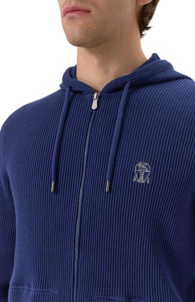 Хлопковый кардиган BRUNELLO CUCINELLI, арт. M29200416G, фото 5