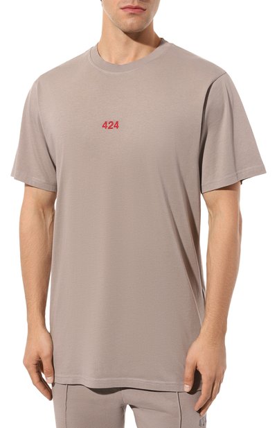 Хлопковая футболка 424, арт. 33424M111RX/226551, фото 3