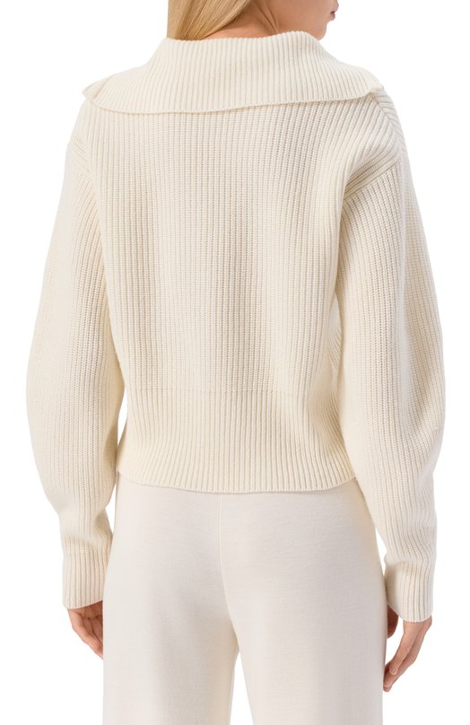 Свитер из шерсти и кашемира Max Mara NADAR Белый  NADAR Фото 4