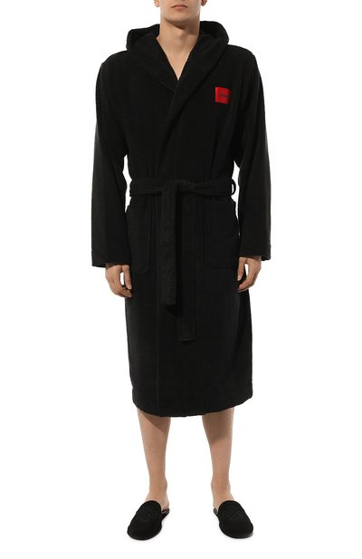 Хлопковый халат HUGO, арт. 50503029, фото 3