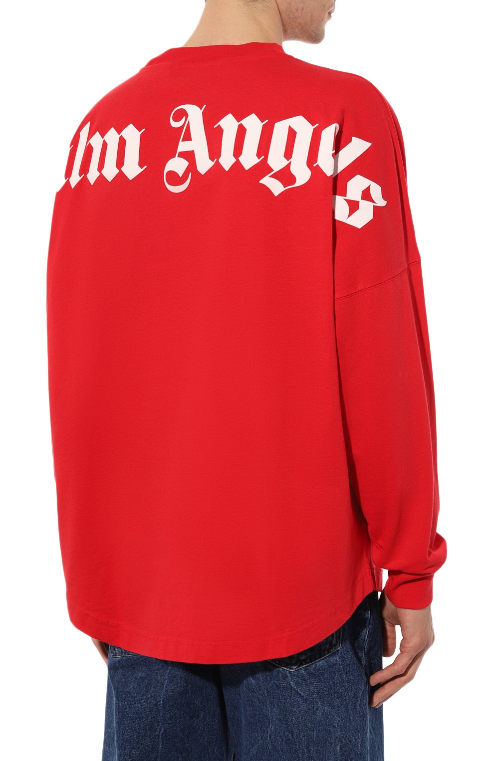 Хлопковый лонгслив PALM ANGELS, арт. PMAB001C99JER0042501, фото 4