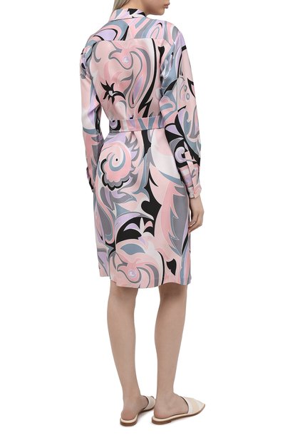 Шелковое платье EMILIO PUCCI, арт. 1ERG56/1E759, фото 4