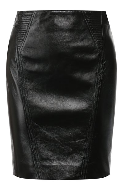 Женская кожаная юбка GIVENCHY, арт. BW408E60E9