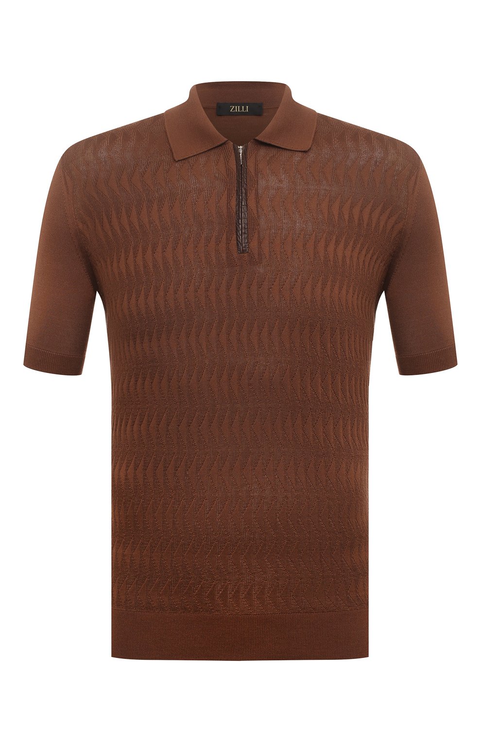Шелковое поло ZILLI, арт. KZP002M0642VTS000, фото 1