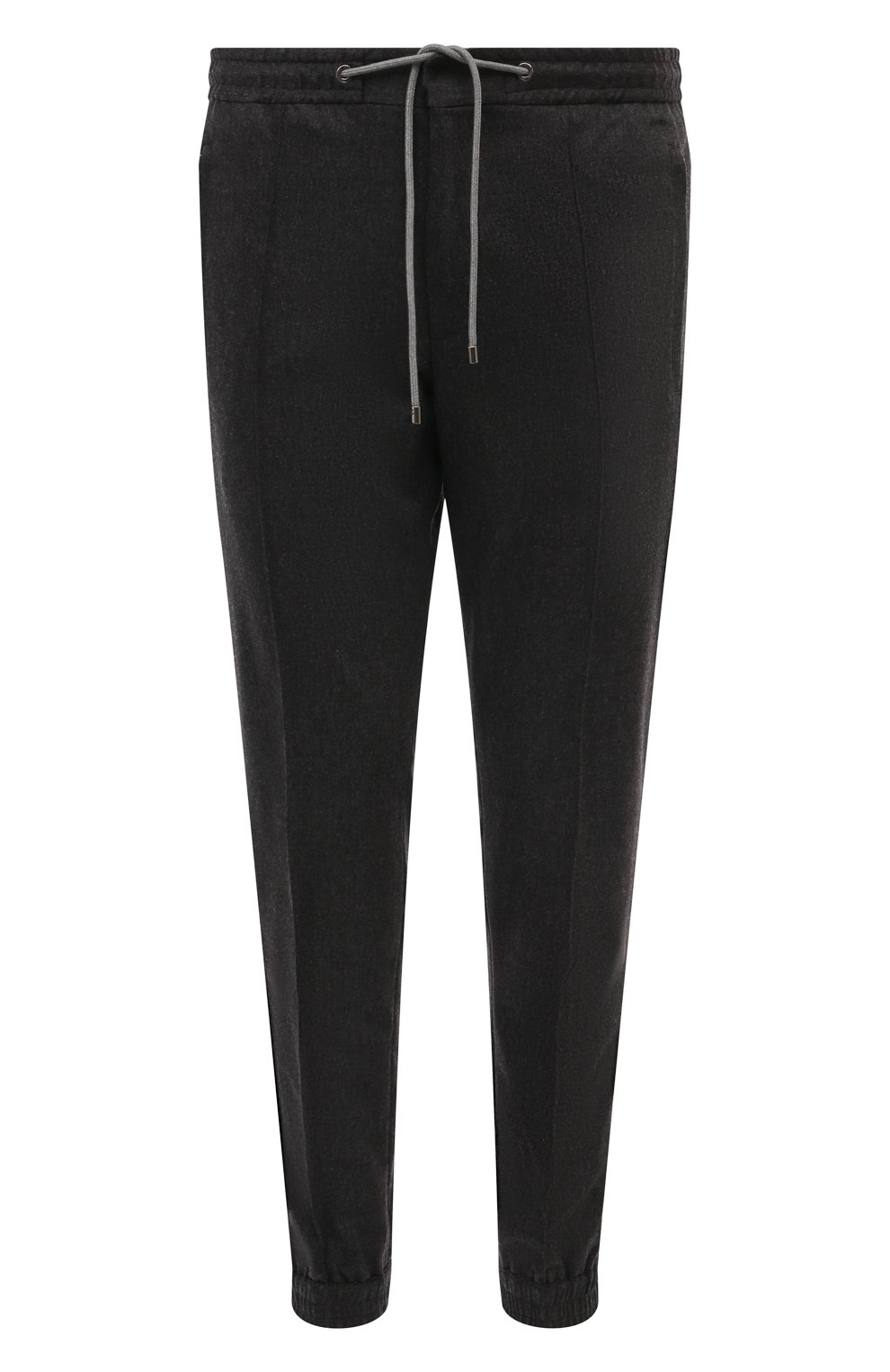 Шерстяные джоггеры CORNELIANI темно-серого цвета по цене 55850 руб., арт. 944529-9418540, фото 1 Шерстяные джоггеры CORNELIANI, арт. 944529-9418540, фото 1