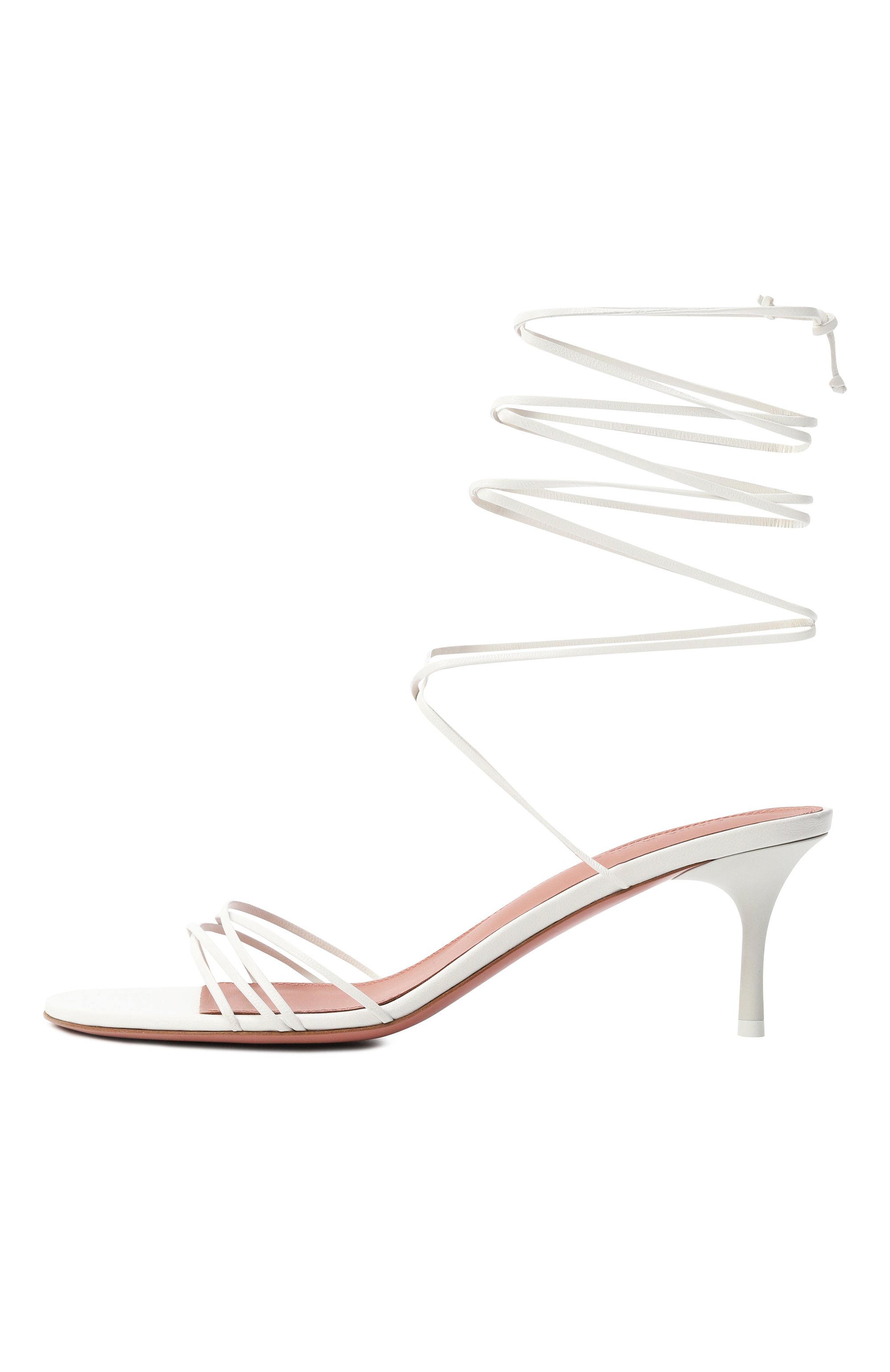 Кожаные босоножки lori 60 AMINA MUADDI, арт. L0RI LACE UP 60, фото 4