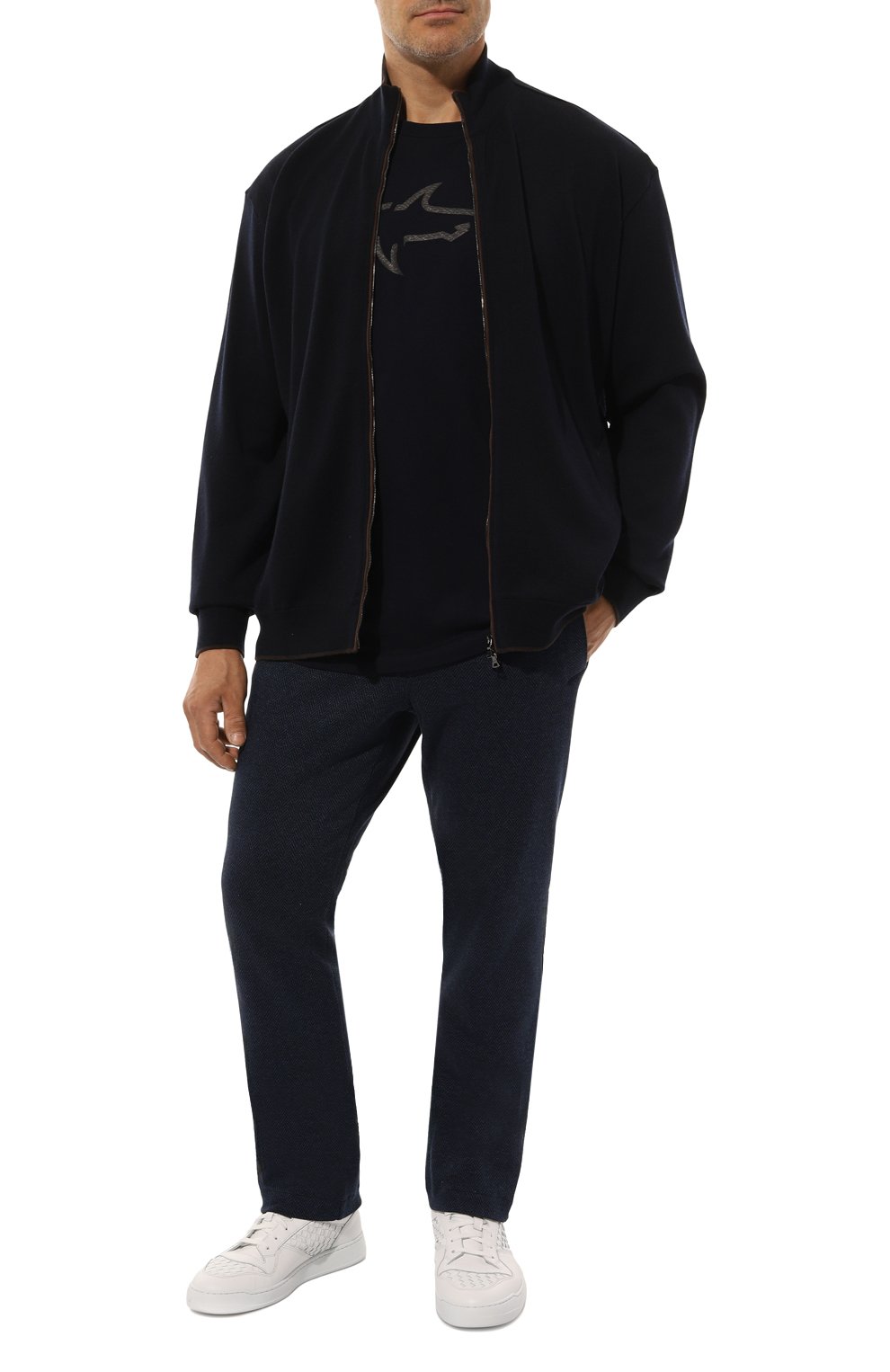 Хлопковая футболка PAUL&SHARK, арт. 14311653/011, фото 2