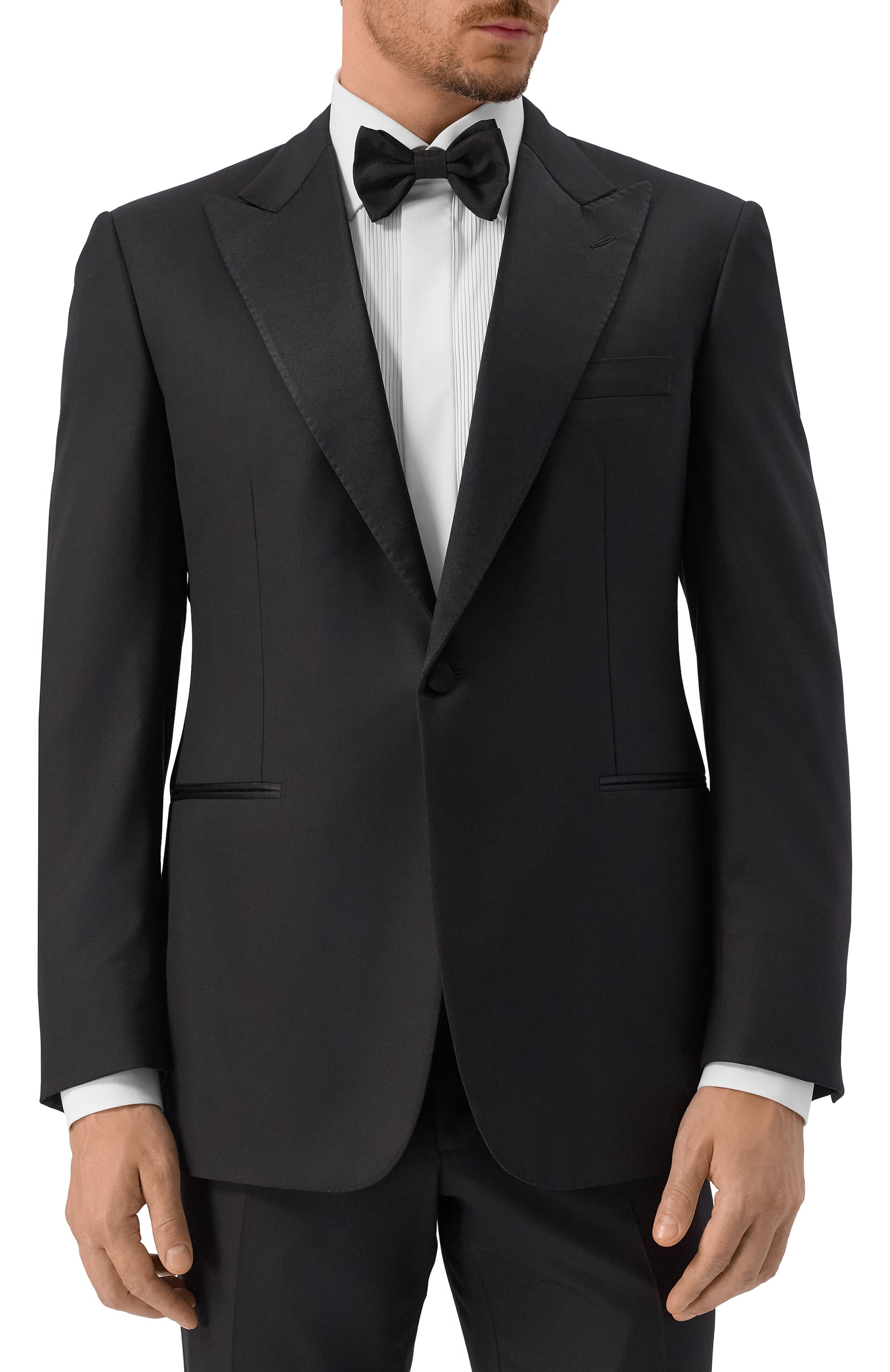 Шерстяной смокинг STEFANO RICCI, арт. M2SF43122B/HB, фото 2