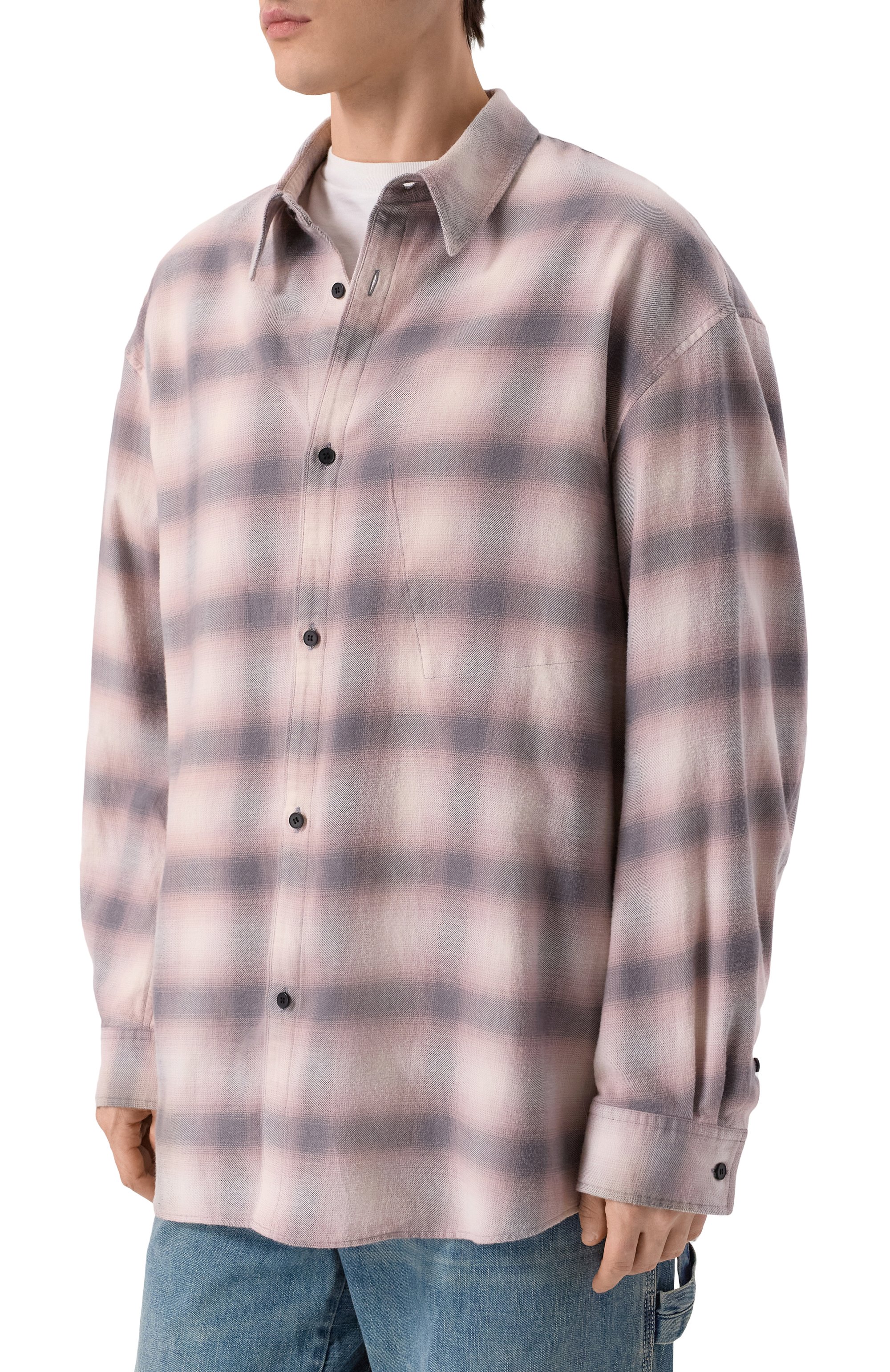 Хлопковая рубашка attachment x vein ATTACHMENT разноцветного цвета по цене 65650 руб., арт. VS52-331, фото 3 Хлопковая рубашка attachment x vein ATTACHMENT, арт. VS52-331, фото 3