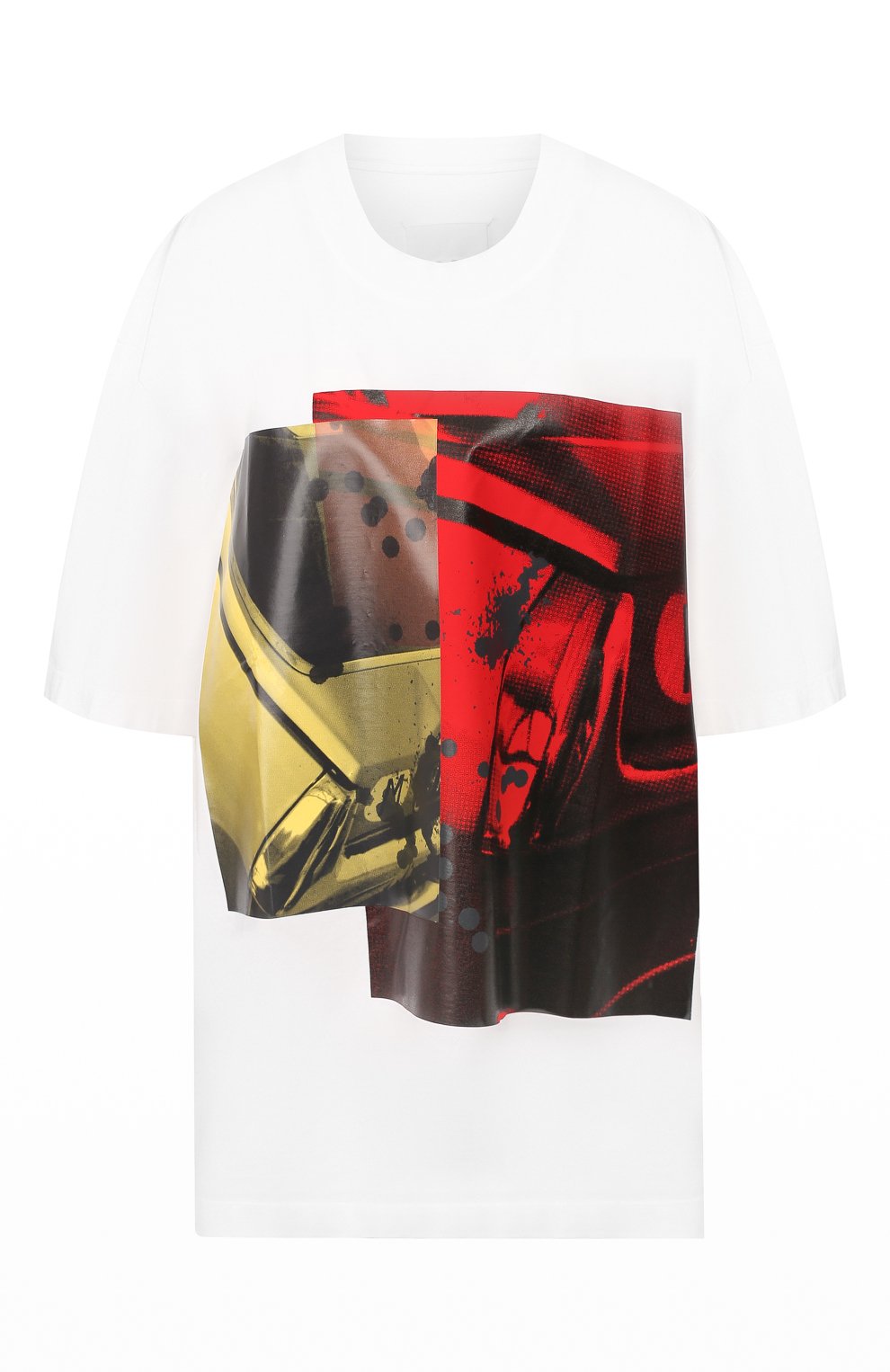Хлопковая футболка MAISON MARGIELA белого цвета по цене 42500 руб., арт. S29GC0230/S22816, фото 1 Хлопковая футболка MAISON MARGIELA, арт. S29GC0230/S22816, фото 1