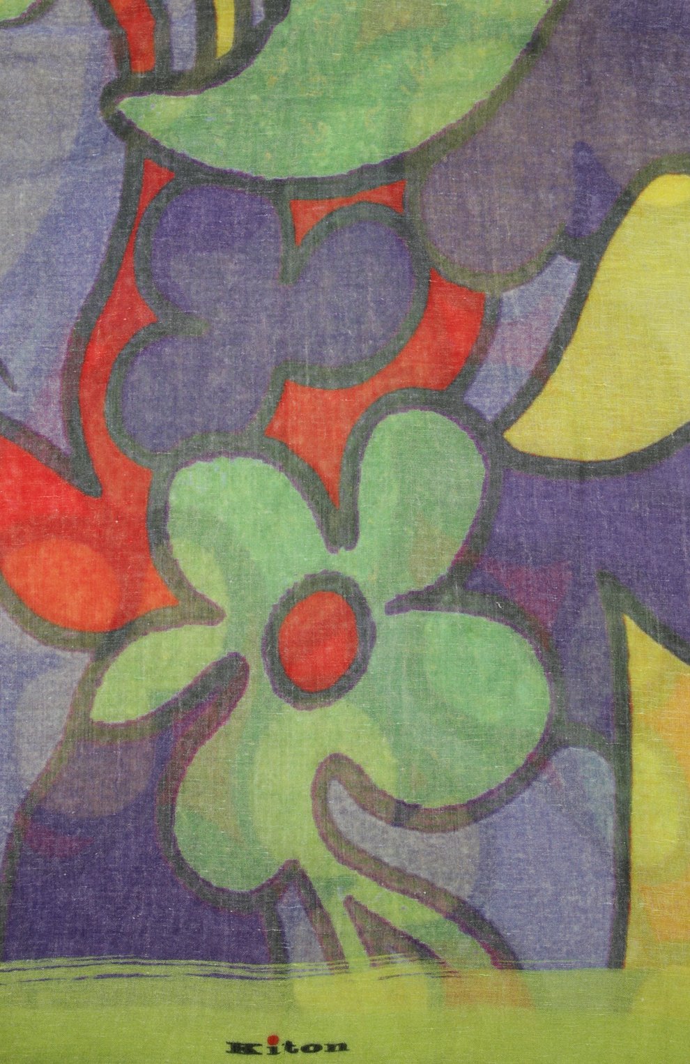 Шарф изо льна и кашемира KITON, арт. UFSCA/8L24, фото 3