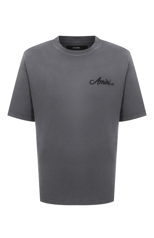 Хлопковая футболка Amiri AMJYTE1197 Серый AMJYTE1197