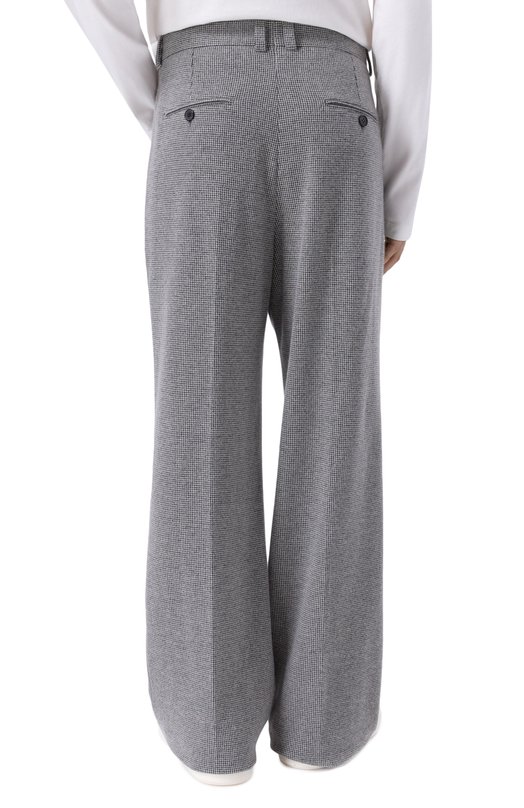 Брюки из хлопка и кашемира MVST M25.1PM.T014/D0NDI Серый  M25.1PM.T014/D0NDI Фото 4