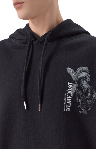 Хлопковое худи DSQUARED2, арт. S74GU0947/D25028, фото 5