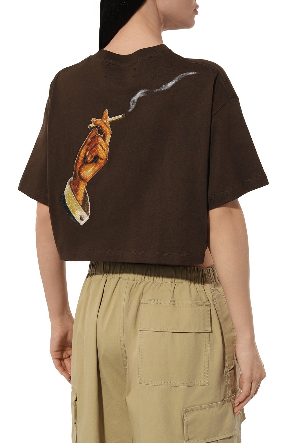 Хлопковая футболка AMIRI, арт. PS24WJT010, фото 4