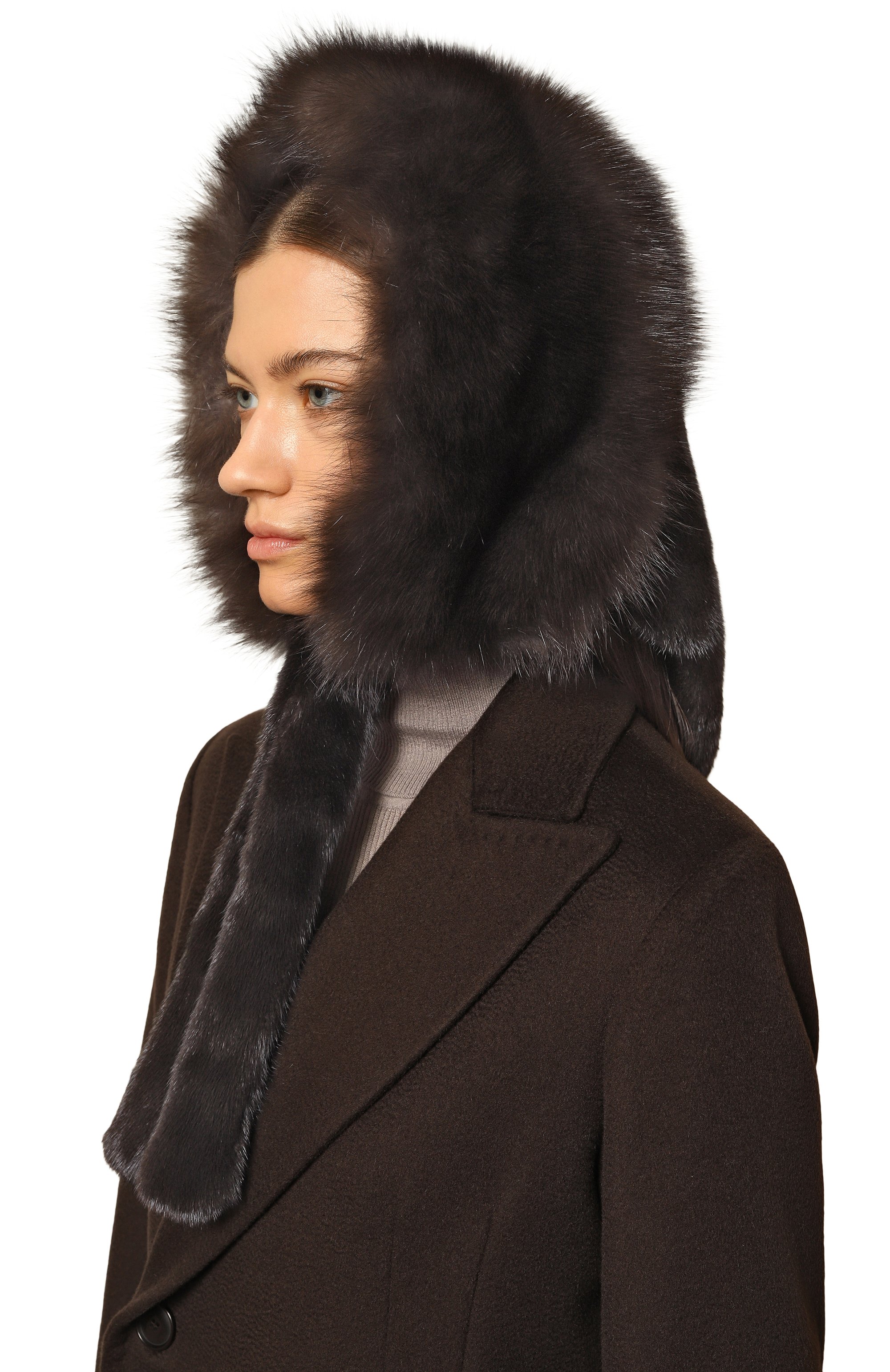 Меховая косынка лэни из норки и соболя FURLAND, арт. 0160825610022600000, фото 2