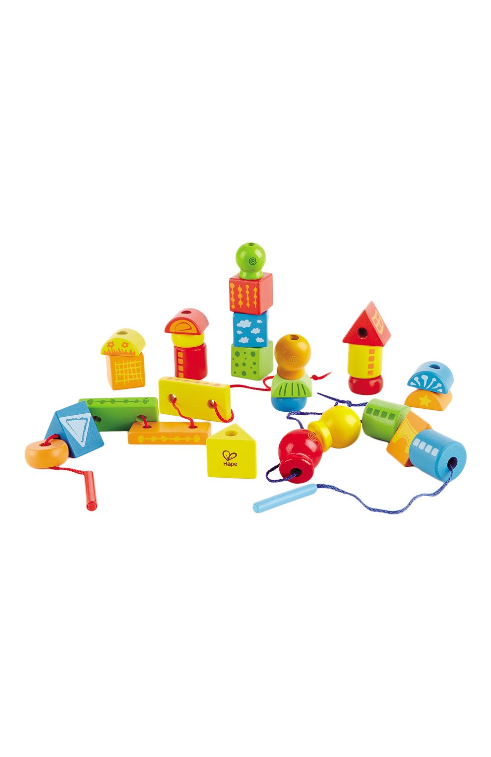 Развивающая игрушка конструктор-шнуровка HAPE, арт. E1019_HP, фото 1