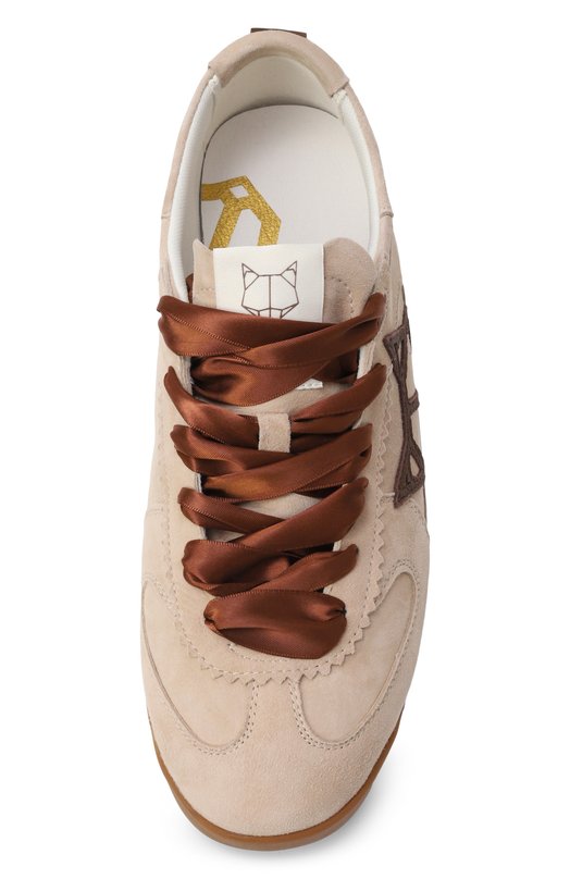 Замшевые кеды Exposure Naked Wolfe EXP0SURE/SUEDE Бежевый  EXP0SURE/SUEDE Фото 6