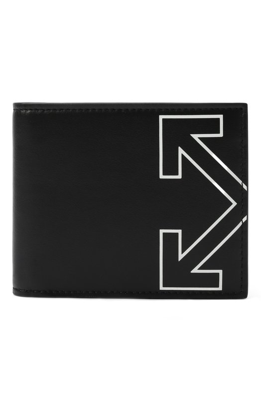 Кожаное портмоне Off-White 0MNC094C99LEA001 Чёрный 0MNC094C99LEA001