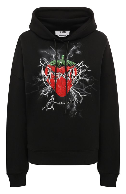 

Хлопковое худи MSGM, Чёрный