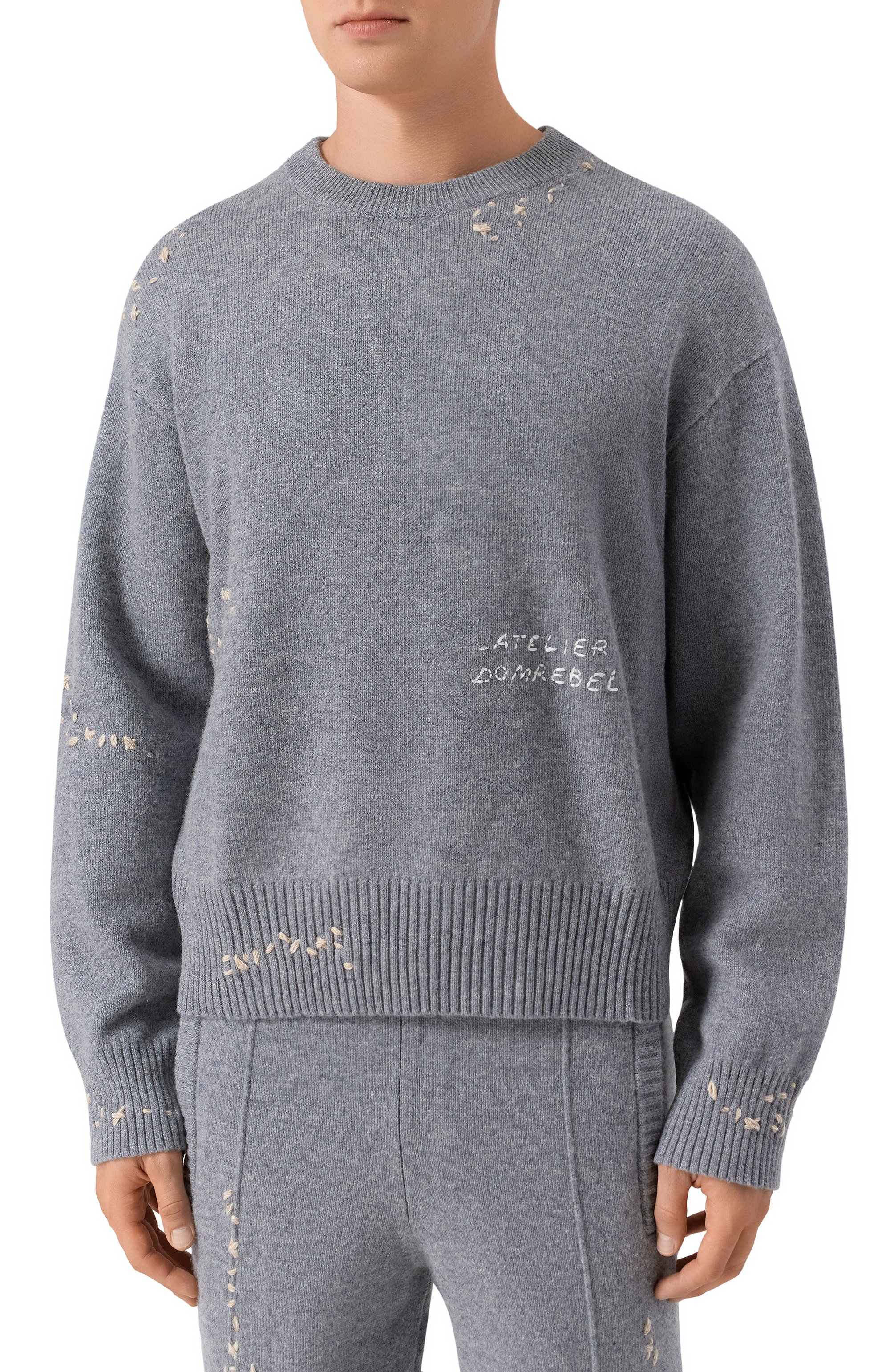 Джемпер DOMREBEL, арт. M 0FFICE/KNIT CREWNECK, фото 3