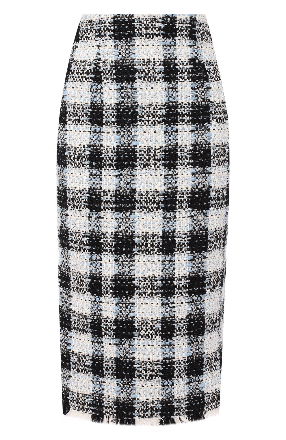 Юбка ALEXANDER MCQUEEN синего цвета по цене 107000 руб., арт. 585990/QEAAR, фото 1 Юбка ALEXANDER MCQUEEN, арт. 585990/QEAAR, фото 1