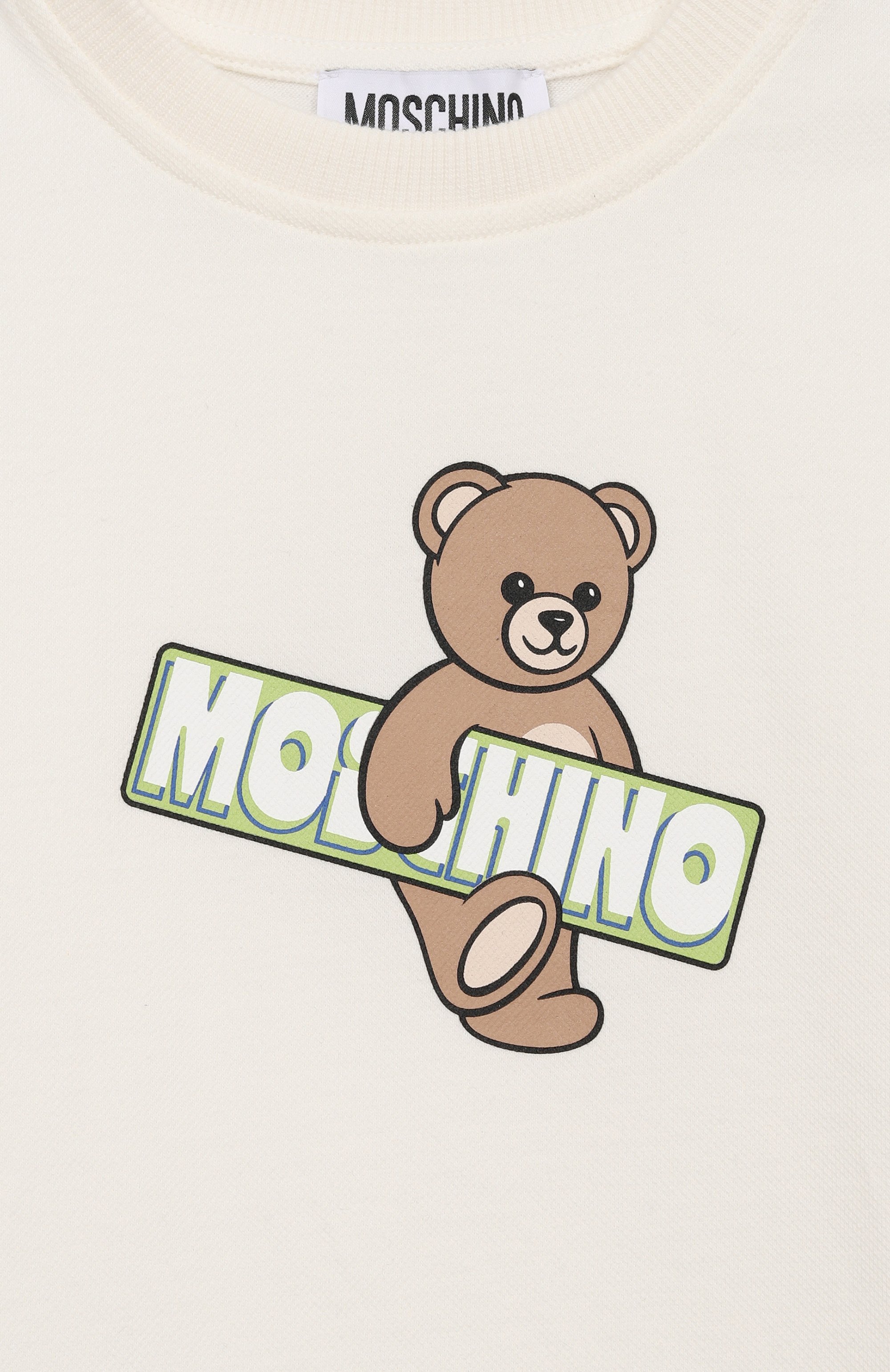 Хлопковая футболка MOSCHINO, арт. HYM03S/LFA07, фото 3