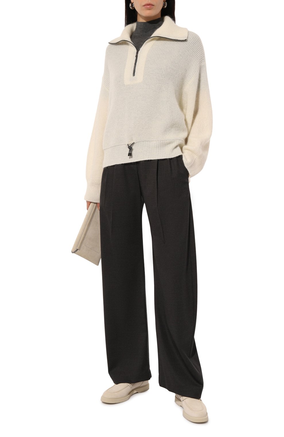 Водолазка из кашемира и шелка BRUNELLO CUCINELLI, арт. M13800004, фото 2