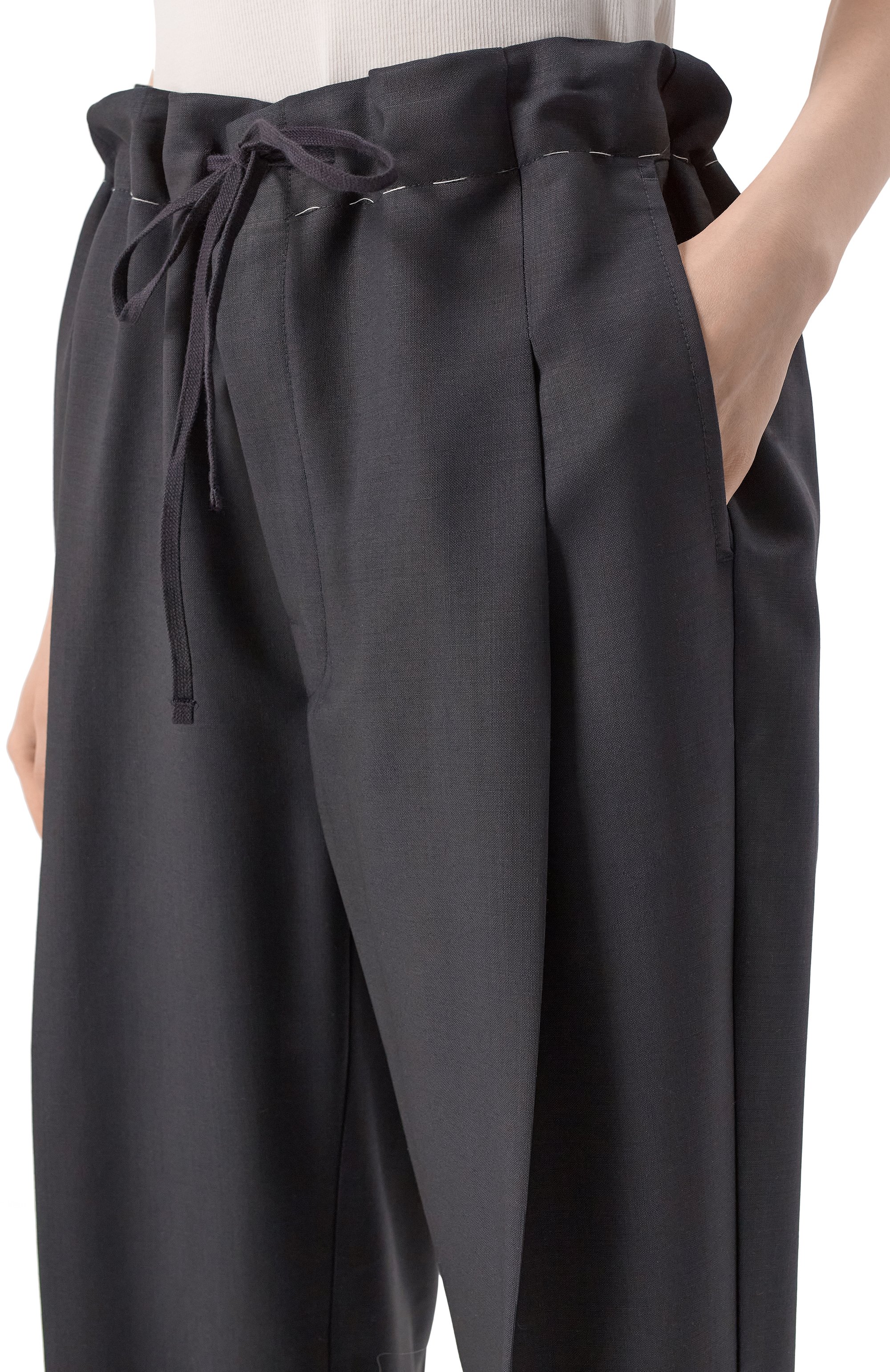 Шерстяные брюки MAISON MARGIELA, арт. S51KA0572/M35301, фото 5