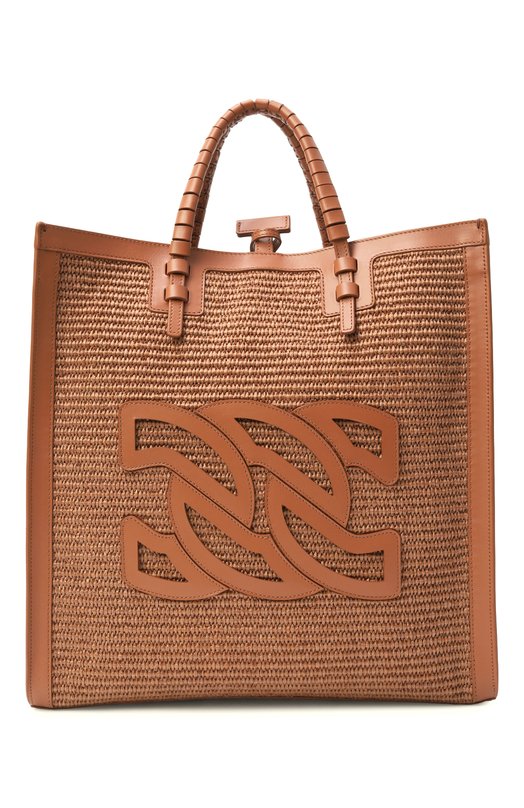 Сумка-тоут Beaurivage Casadei 3W379V0000/BEAUR Коричневый 3W379V0000/BEAUR