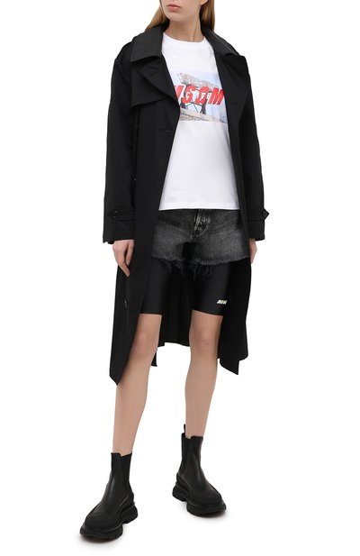 Хлопковая футболка MSGM, арт. 2945MDM23 207648, фото 2