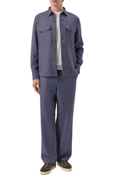 Джемпер из шелка и хлопка ANDREA CAMPAGNA, арт. M5425-1033, фото 2