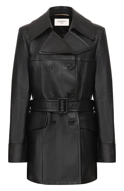 Женская кожаная куртка SAINT LAURENT, арт. 876892/YCQT2
