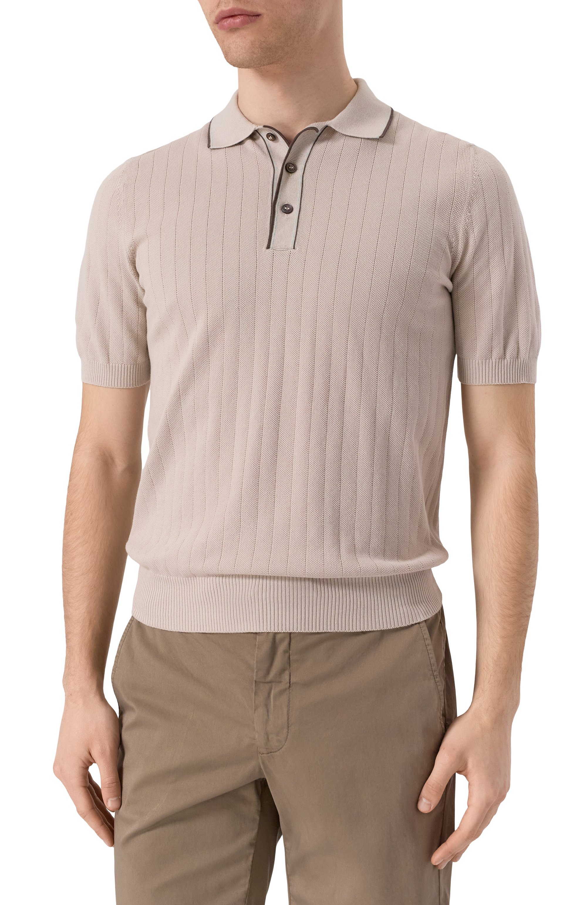 Хлопковое поло GRAN SASSO, арт. 57170/18047, фото 3