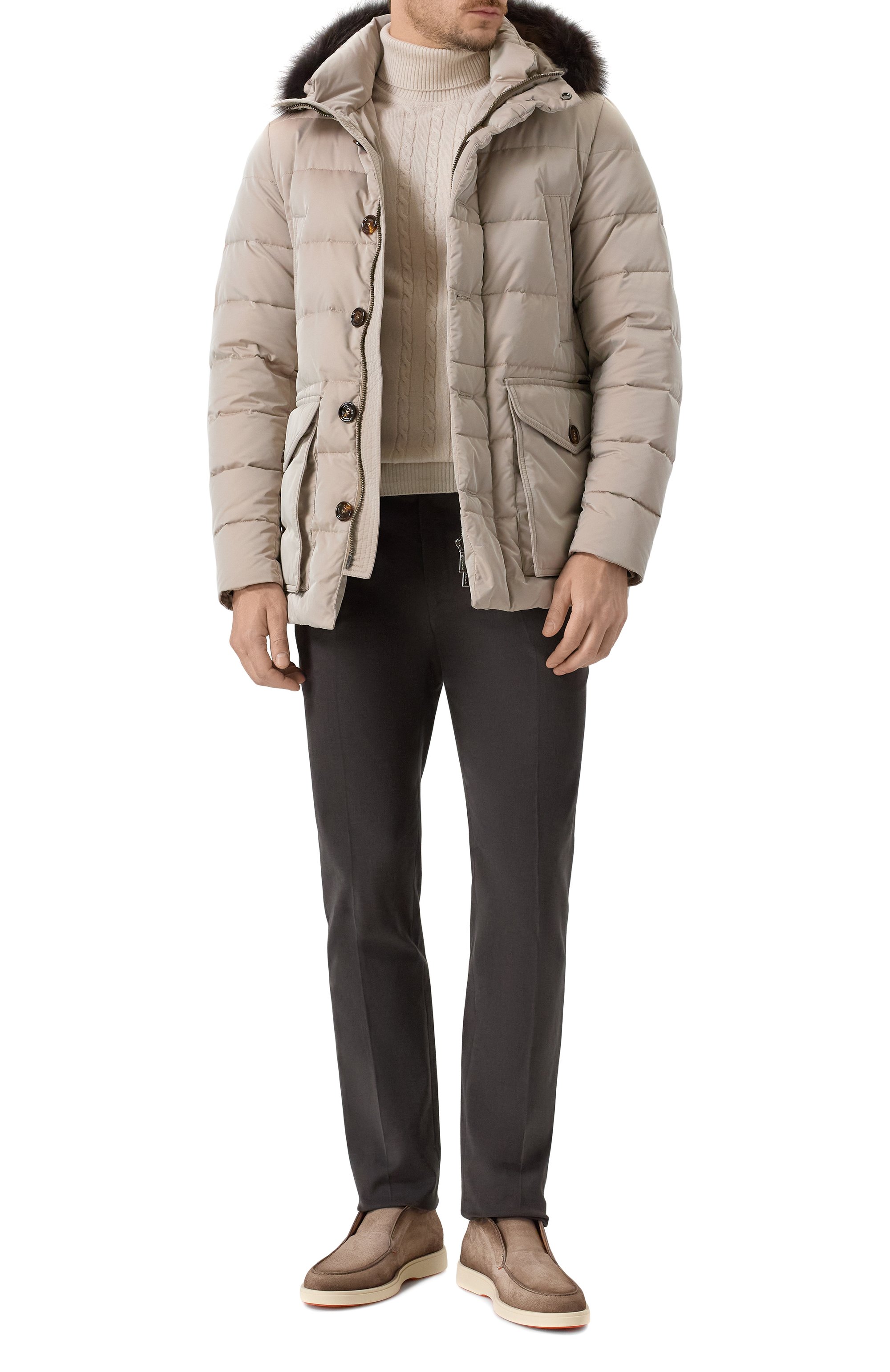 Замшевые ботинки detroit SANTONI, арт. MGDG17823TICBGEX, фото 2