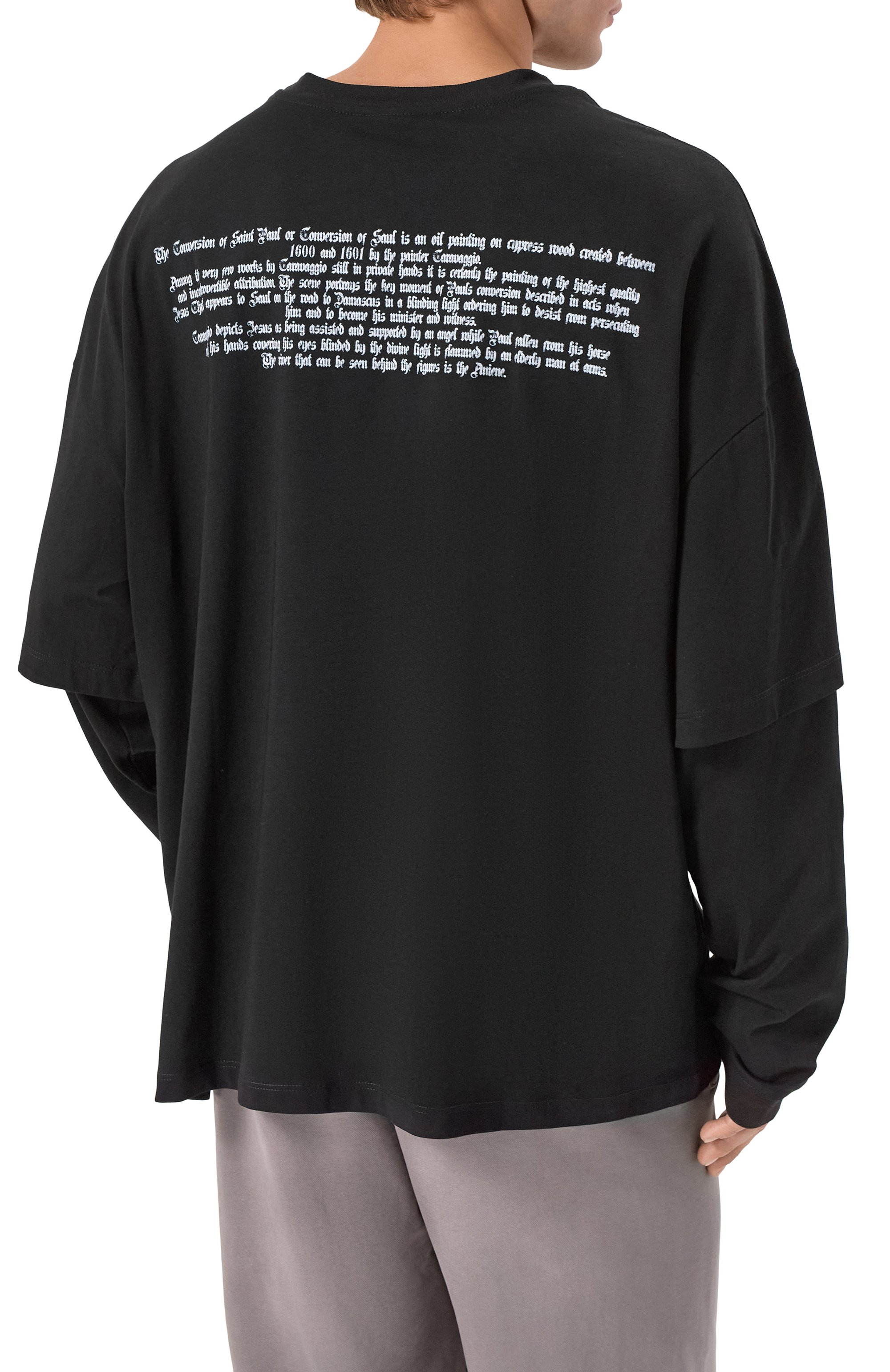 Хлопковый лонгслив DIEGO VENTURINO, арт. DVTS-MLCDVC, фото 4