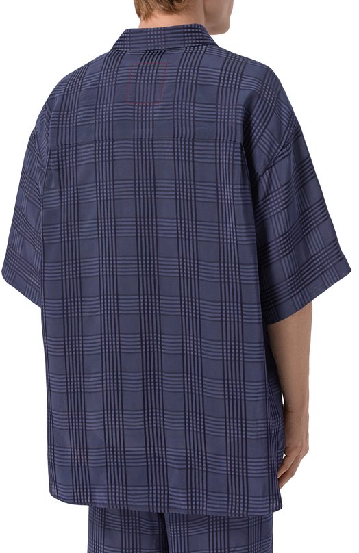 Рубашка из вискозы Uma Wang UM1527 Синий  UM1527 Фото 4