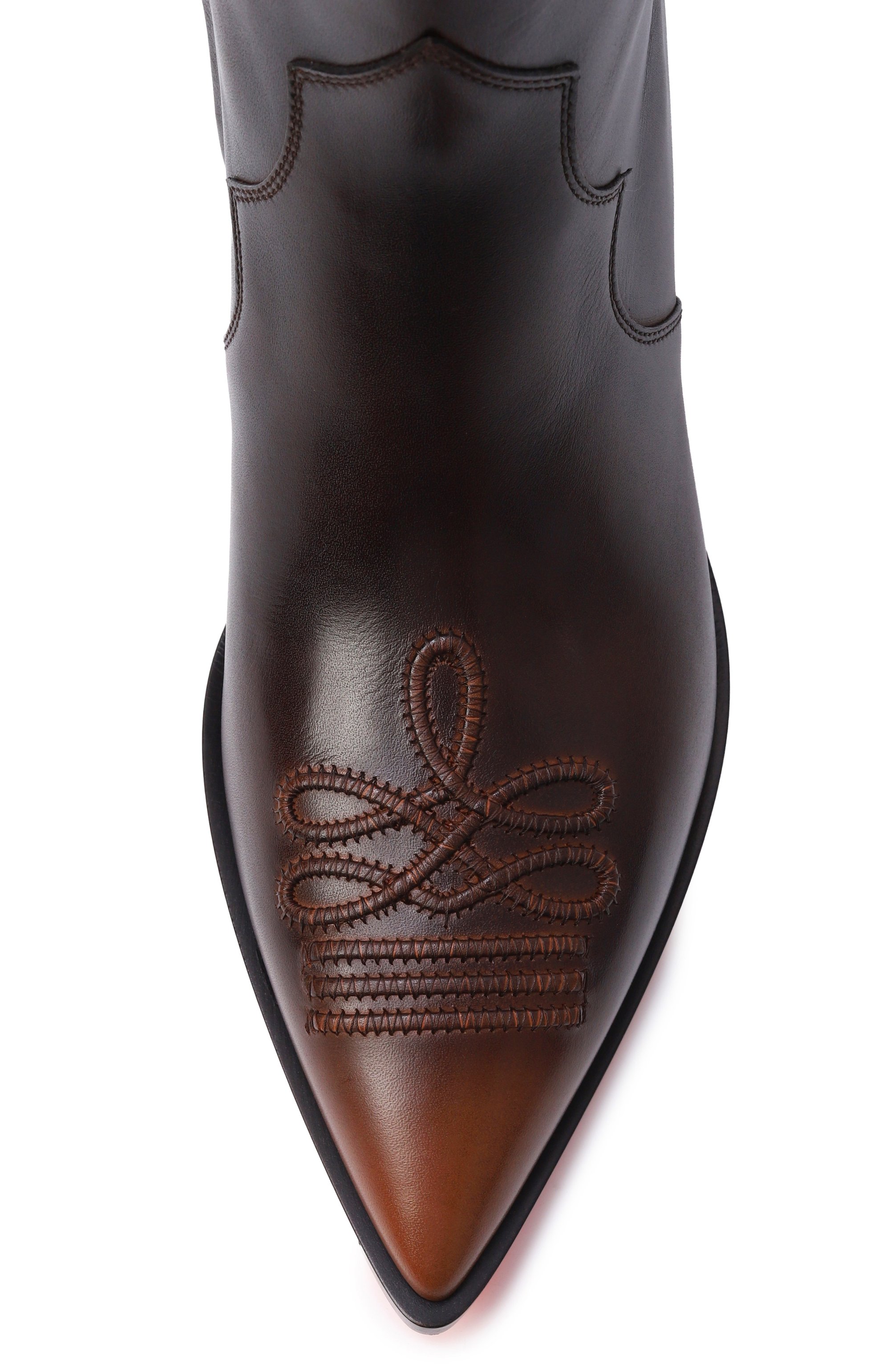 Кожаные ботильоны SANTONI, арт. WT0G71985BJ2S0WF, фото 6