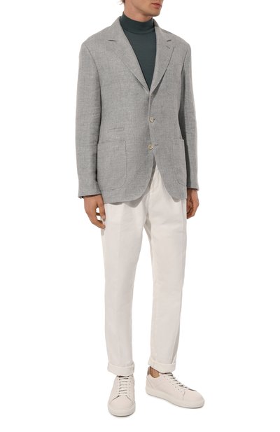 Пиджак изо льна и шерсти BRUNELLO CUCINELLI, арт. MW4827BND, фото 3