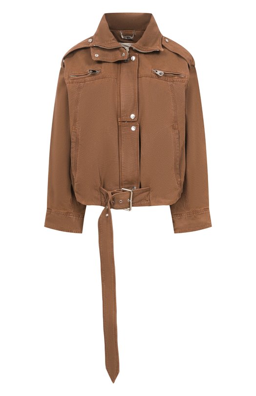 Хлопковая куртка Blumarine 2J228A Коричневый 2J228A