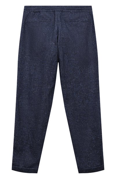 Шерстяные брюки BRUNELLO CUCINELLI синего цвета по цене 54750 руб., арт. BQ469P503C, фото 2 Шерстяные брюки BRUNELLO CUCINELLI, арт. BQ469P503C, фото 2