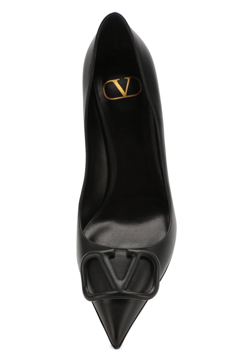 Кожаные туфли vlogo VALENTINO черного цвета по цене 69600 руб., арт. TW2S0R78/MZF, фото 5 Кожаные туфли vlogo VALENTINO, арт. TW2S0R78/MZF, фото 5