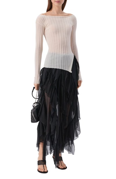 Женская шелковая юбка ISABEL BENENATO, арт. DW965S26