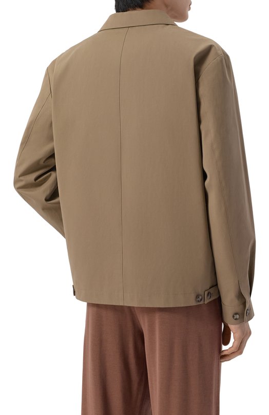 Хлопковый пиджак 12 STOREEZ 135905 Коричневый  135905 Фото 4
