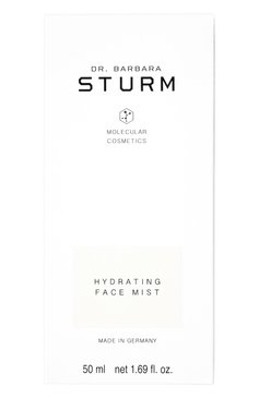 Увлажняющий спрей для лица hydrating face mist (50ml) DR. BARBARA STURM бесцветного цвета, арт. 4015165339779 | Фото 4 (Тип продукта: Мисты / Спреи; Региональные ограничения белый список (Axapta Mercury): Не проставлено; Нос: Не проставлено; Назначение: Для лица; Статус проверки: Проверена категория)