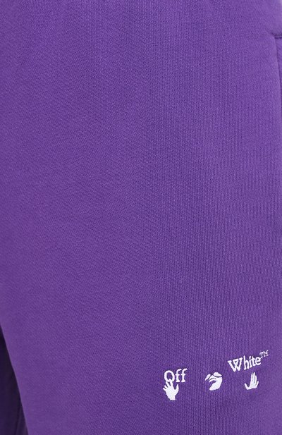 Хлопковые джоггеры OFF-WHITE, арт. 0WCH006E20FLE0013501, фото 5