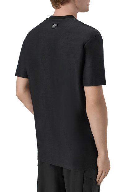 Хлопковая футболка PHILIPP PLEIN, арт. SAFC MTK8885 PJY002N, фото 4