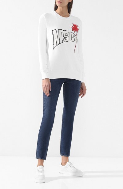 Хлопковый пуловер MSGM, арт. 2641MDM161 195299, фото 2