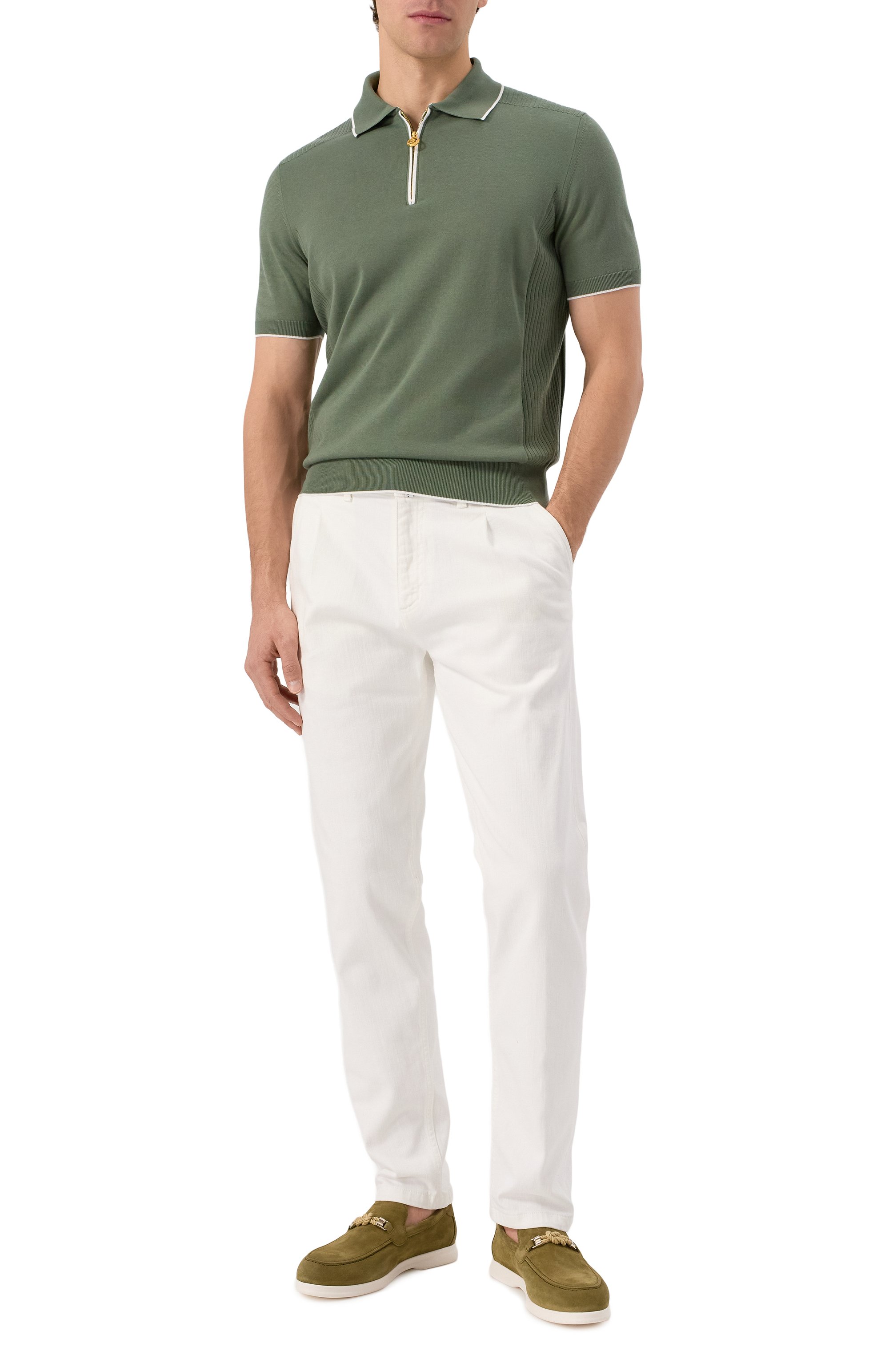 Хлопковое поло STEFANO RICCI, арт. K616410P31/F25116, фото 2